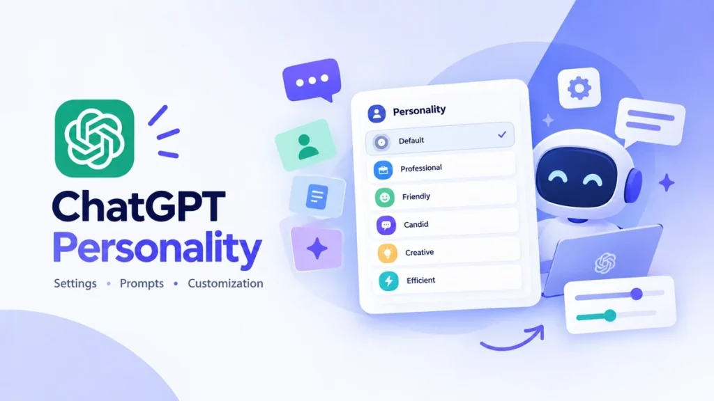 ChatGPT personality settings and customization options