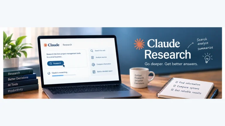 Claude Research AI-powered research with multiple sources and citations