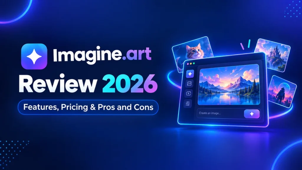 Imagine.art Review 2026 showing AI image generation and creative tools