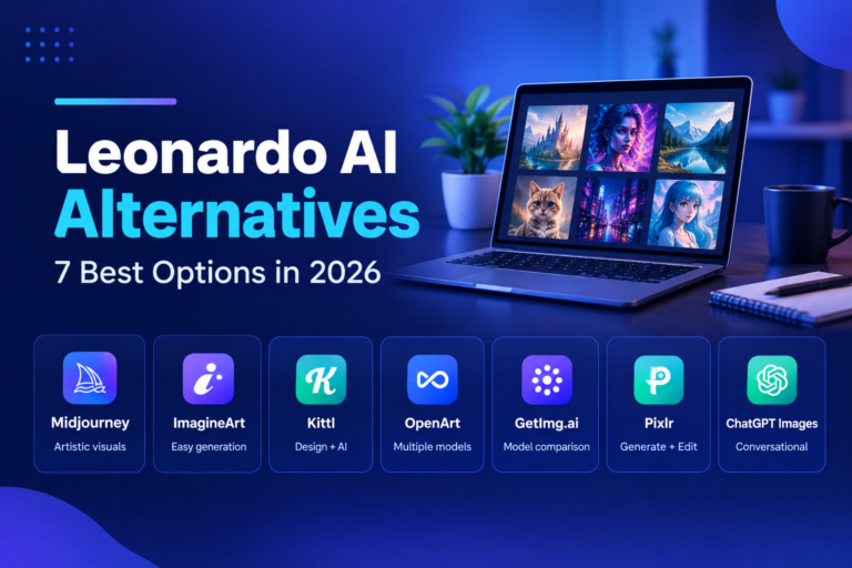 Leonardo AI alternatives showing AI image generation and creative tools