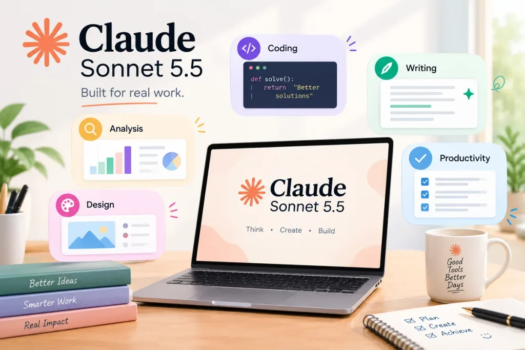 Claude Sonnet 5.5 use cases for coding writing analysis and productivity