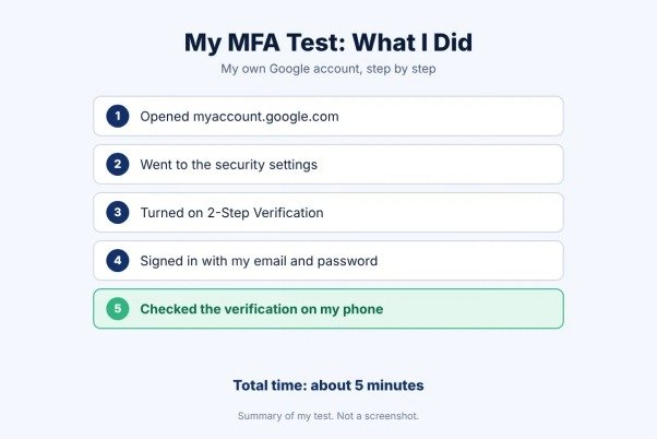 Illustration comparing account access without MFA and with 2-Step Verification